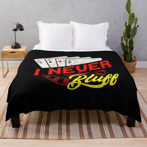 Item preview, I Never Bluff Cute Gambling Casino Blackjack Poker designed and sold by perfectpresents.