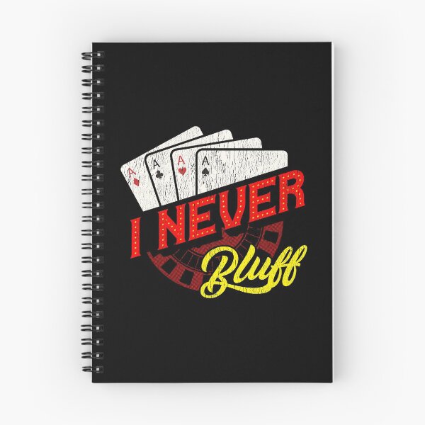 Item preview, I Never Bluff Cute Gambling Casino Blackjack Poker designed and sold by perfectpresents.