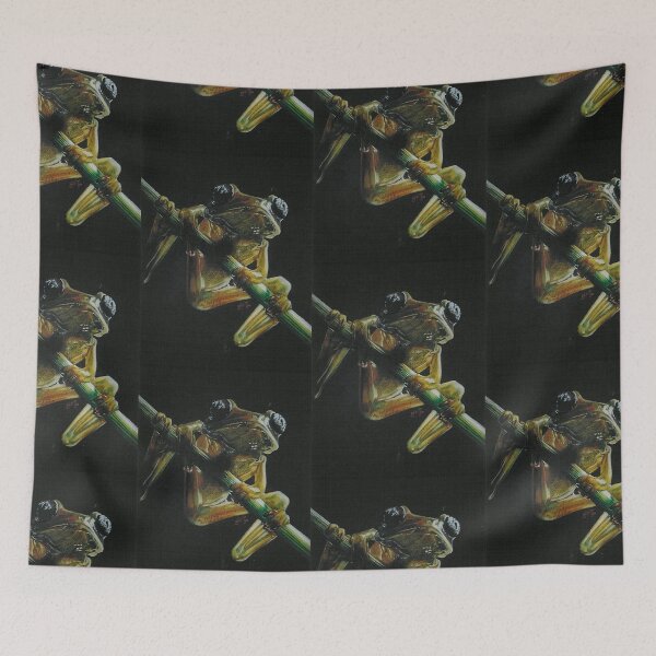 Item preview, Glass Large-Eyed Frog designed and sold by BarbBarcikKeith.