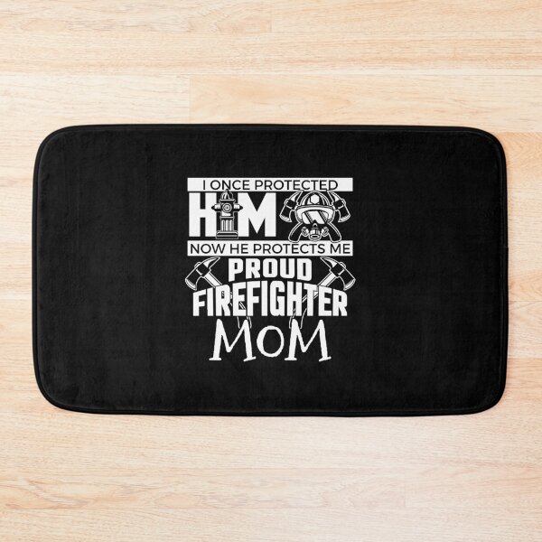 Item preview, Cute Now He Protects Me Firefighter Mom designed and sold by perfectpresents.