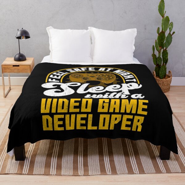 Item preview, Feel Safe At Night Sleep With Video Game Developer designed and sold by perfectpresents.