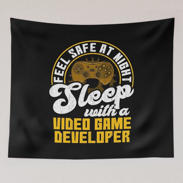 Item preview, Feel Safe At Night Sleep With Video Game Developer designed and sold by perfectpresents.