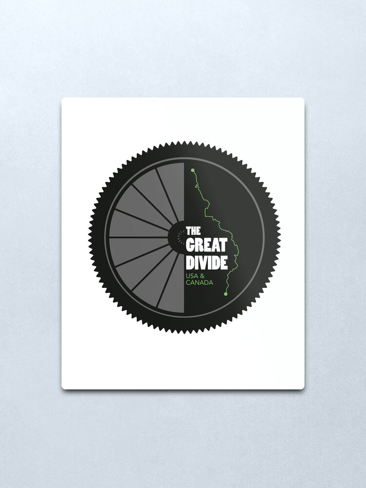 Alternate view of Great Divide Mountain Bike Route – USA & Canada Metal Print