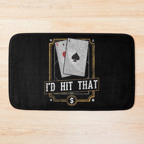 Item preview, Funny I'd Hit That Gambling Pun Blackjack Aces Pun designed and sold by perfectpresents.