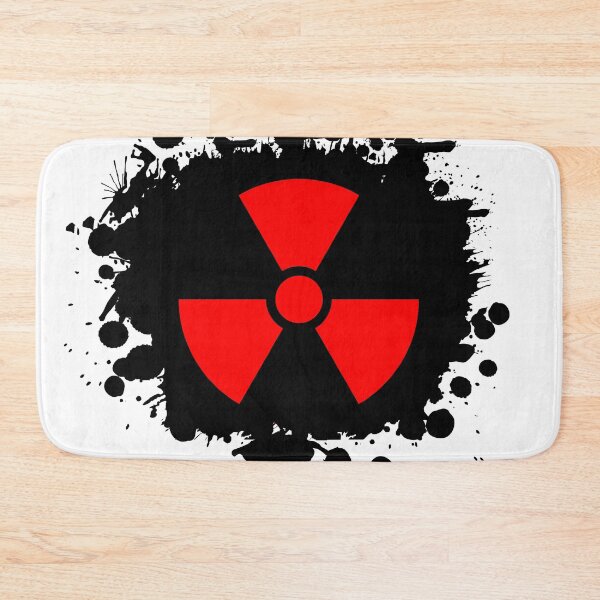 Item preview, red warning Radioactivity energy symbol,  red Radioactivity symbol, designed and sold by Marcin Adrian.