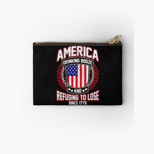 Item preview, America Drinking Booze Refusing To Lose Since 1776 designed and sold by perfectpresents.