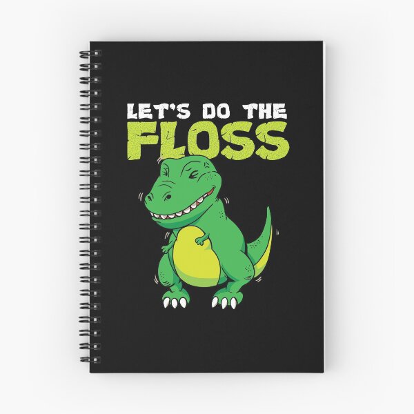 Item preview, Let's Do The Floss Cute Dinosaur Flossing T-Rex designed and sold by perfectpresents.