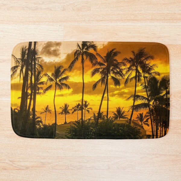 Item preview, Tropical Gold and Tangerine Hawaiian Sunset Art Photo designed and sold by DEC02.