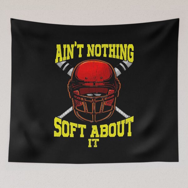 Item preview, Cute Ain't Nothing Soft About It Softball Pun designed and sold by perfectpresents.