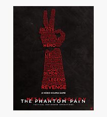 Words Can Kill - Metal Gear Solid V: The Phantom Pain Photographic Print
