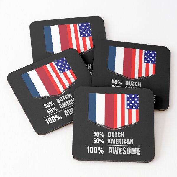 Item preview, 50% Dutch 50% American 100% Awesome Immigrant designed and sold by perfectpresents.