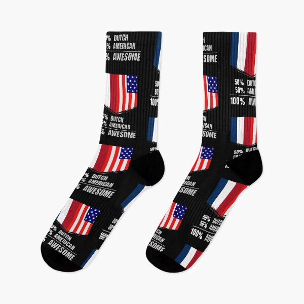 Item preview, 50% Dutch 50% American 100% Awesome Immigrant designed and sold by perfectpresents.