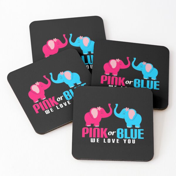 Item preview, Adorable Pink or Blue We Love You Baby Elephants designed and sold by perfectpresents.