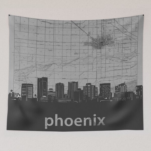 Item preview, phoenix skyline designed and sold by BekimART.