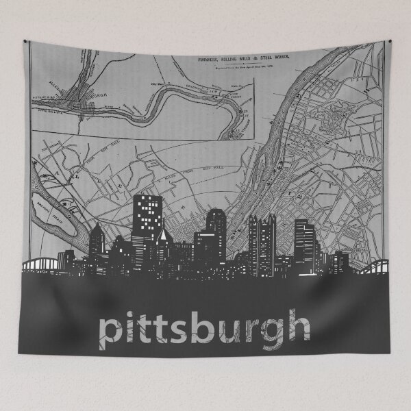 Item preview, pittsburgh skyline designed and sold by BekimART.