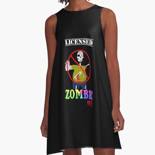 Item preview, Funny Licensed Zombie Killer Halloween designed and sold by perfectpresents.