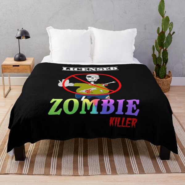 Item preview, Funny Licensed Zombie Killer Halloween designed and sold by perfectpresents.