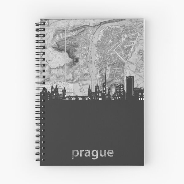 Artikelvorschau, Skyline von Prag entworfen und verkauft von BekimART.