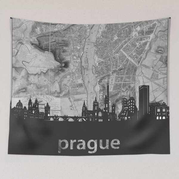 Item preview, prague skyline designed and sold by BekimART.
