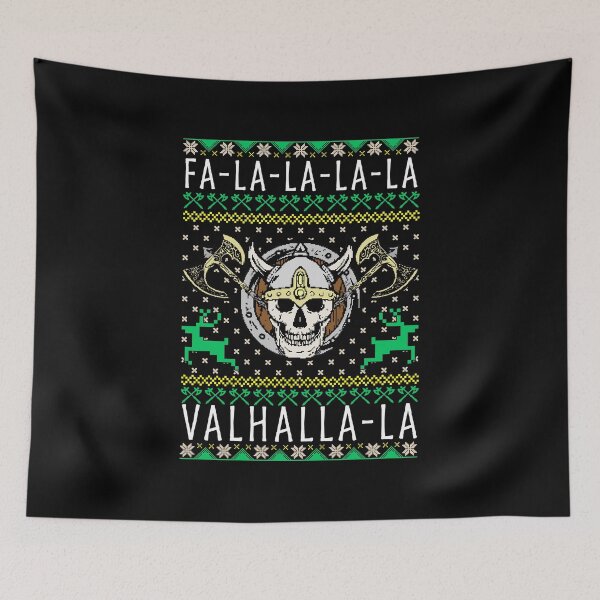 Item preview, Fa-La-La-La Valhalla-La Viking God Ugly Christmas designed and sold by perfectpresents.