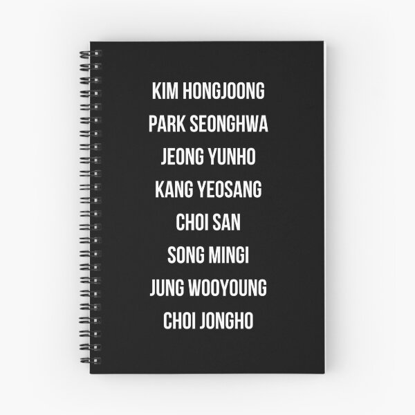 Item preview, ATEEZ Names designed and sold by PaperMoonKPOP.