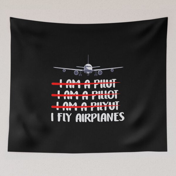 Item preview, Cute & Funny I Fly Airplanes Pilot Joke Flying Pun designed and sold by perfectpresents.