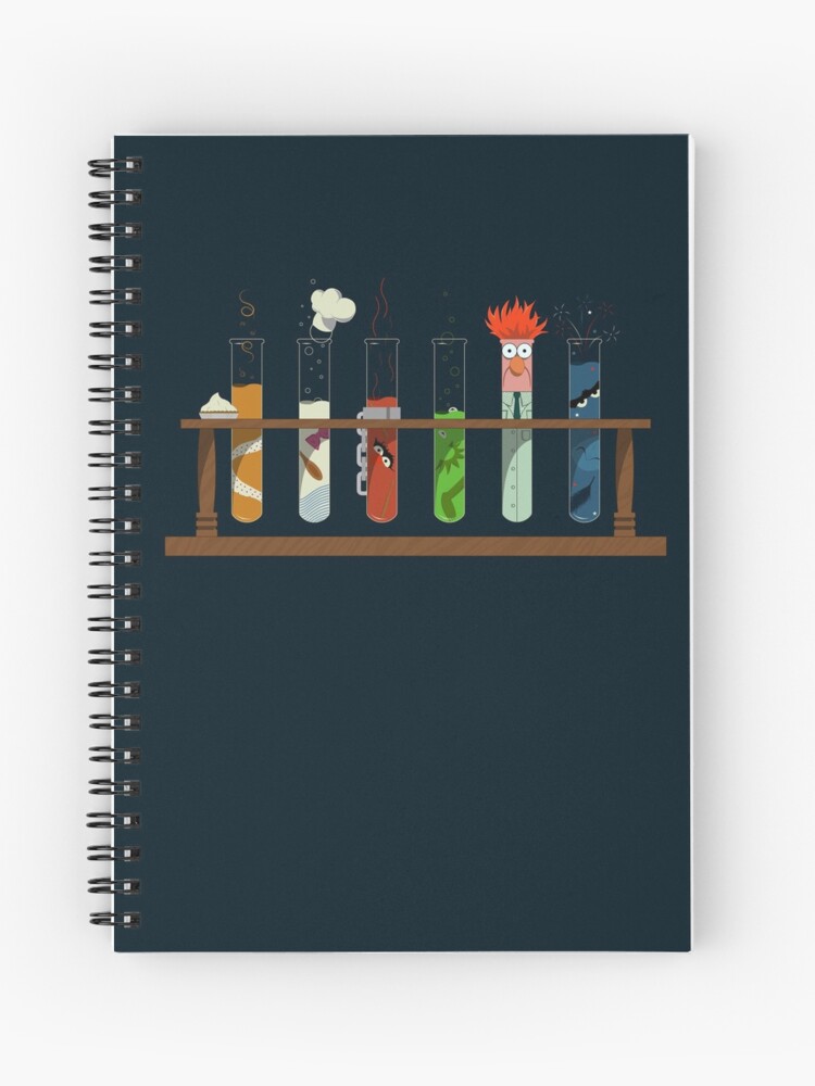 Thumbnail 1 of 3, Spiral Notebook, Muppet Science - Chemistry designed and sold by TenkenNoKaiten.