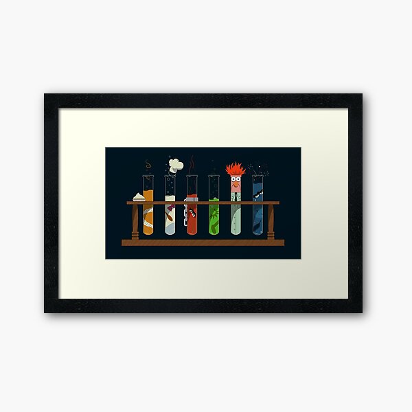 Muppet Science Framed Art Print