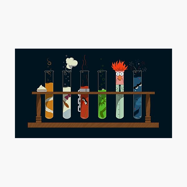 Artikel-Vorschau von Muppet Science - Chemie, designt und verkauft von DeepSpaceDesigns.