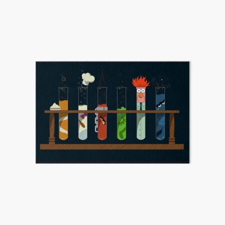 Muppet Science - Chemistry  Art Board Print