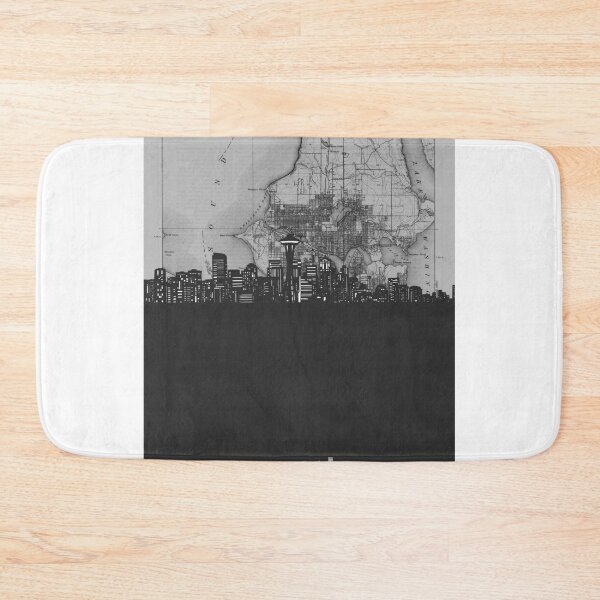 Item preview, seattle skyline designed and sold by BekimART.