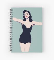 Dita Von Teese Burlesque Spiral Notebook