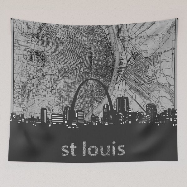 Item preview, st louis skyline designed and sold by BekimART.