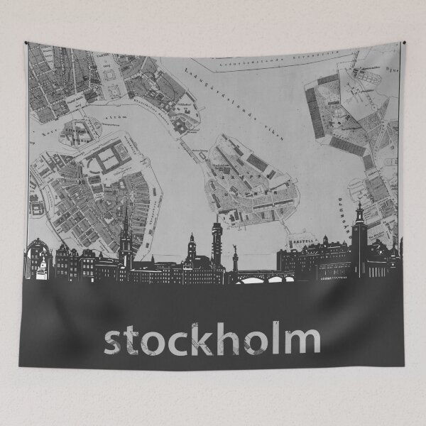 Item preview, stockholm skyline designed and sold by BekimART.