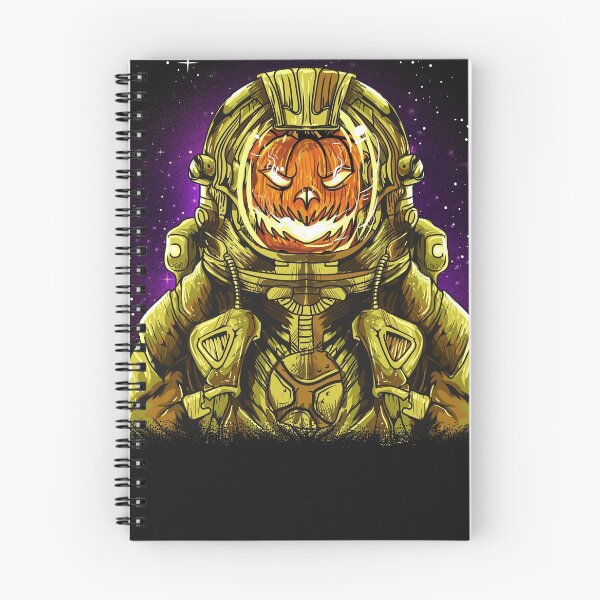 Item preview, Scary Halloween Pumpkin Creepy Zombie Astronaut designed and sold by Velveteens.