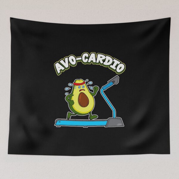 Item preview, Cute & Funny Avo-Cardio Avocado Cardio Pun Gym designed and sold by perfectpresents.