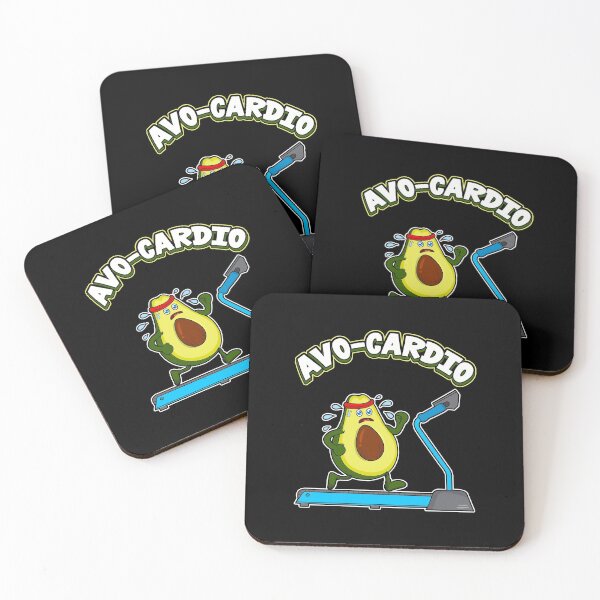 Item preview, Cute & Funny Avo-Cardio Avocado Cardio Pun Gym designed and sold by perfectpresents.