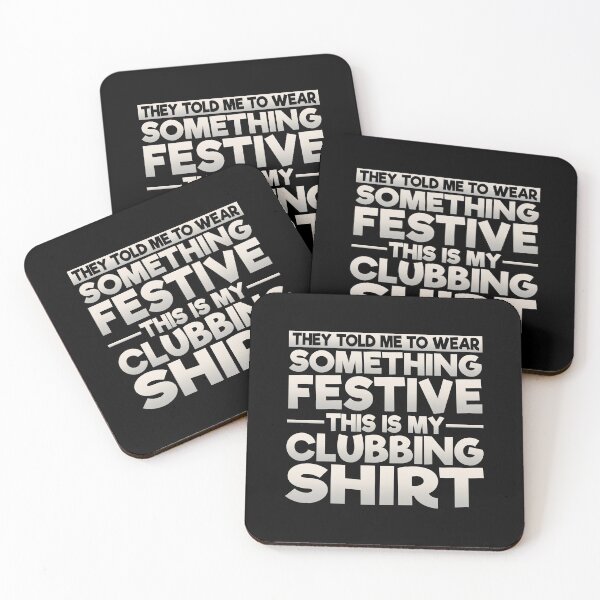 Item preview, This Is My Festive Clubbing Shirt designed and sold by perfectpresents.