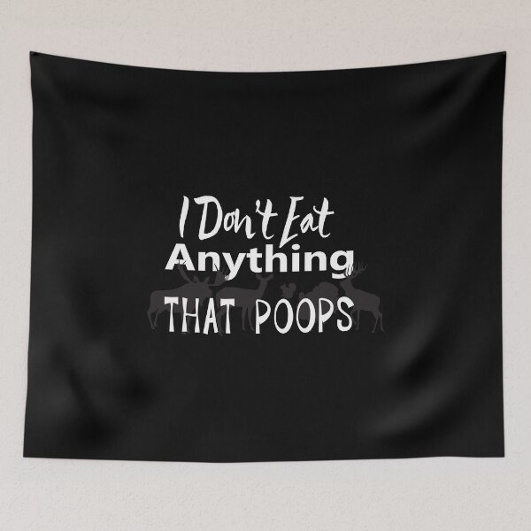 Item preview, Vegan I Don't Eat Anything That Poops Veganism designed and sold by perfectpresents.