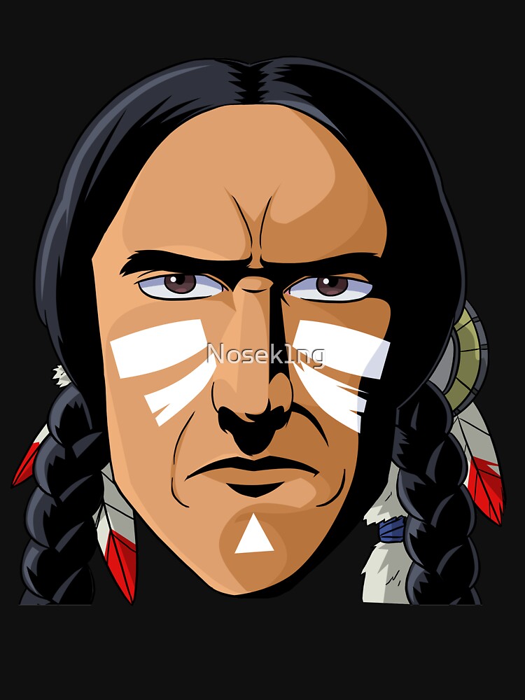 T-shirt Amérique Amérindien – 100% Coton, Motif Floral, Personnalisable, Coupe Classique, Toutes Tailles