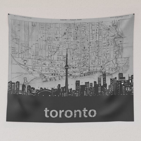 Item preview, toronto skyline designed and sold by BekimART.
