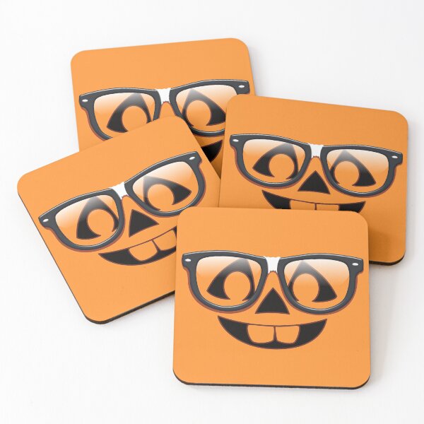Item preview, Jack O Lantern Nerdy Smiley Face with Glasses, Halloween pumpkin costume designed and sold by pablomendoza.