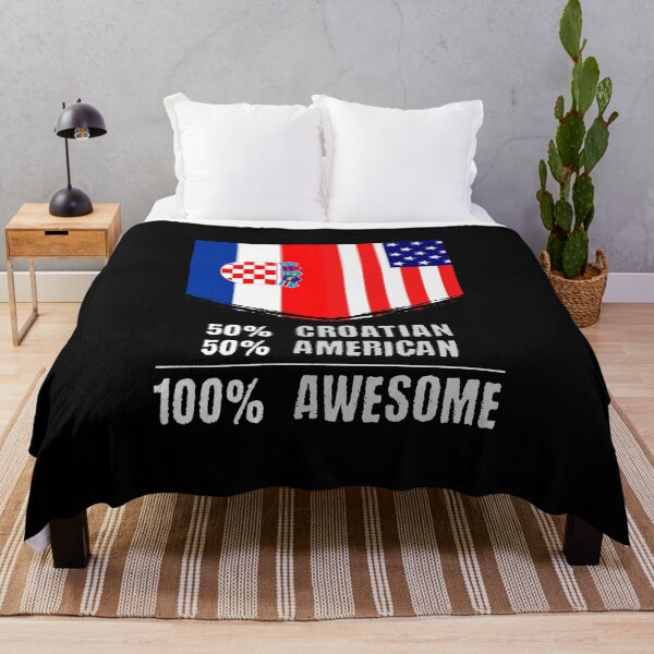 Item preview, 50% Croatian 50% American 100% Awesome Immigrant designed and sold by perfectpresents.