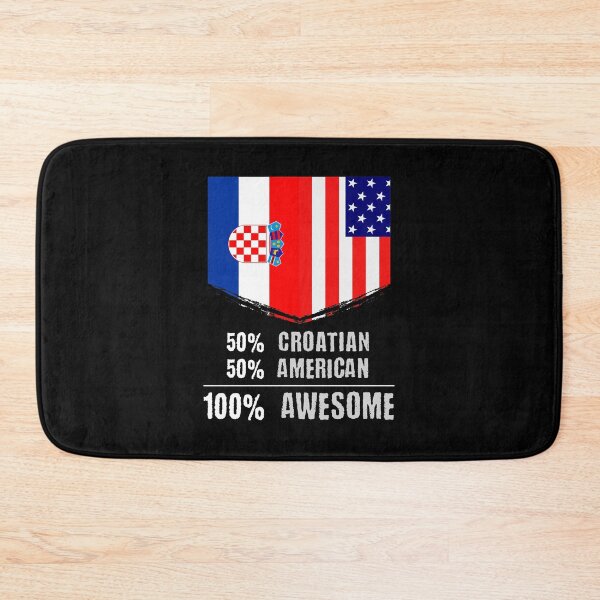 Item preview, 50% Croatian 50% American 100% Awesome Immigrant designed and sold by perfectpresents.