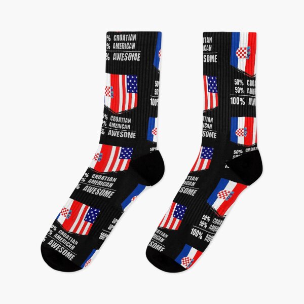 Item preview, 50% Croatian 50% American 100% Awesome Immigrant designed and sold by perfectpresents.