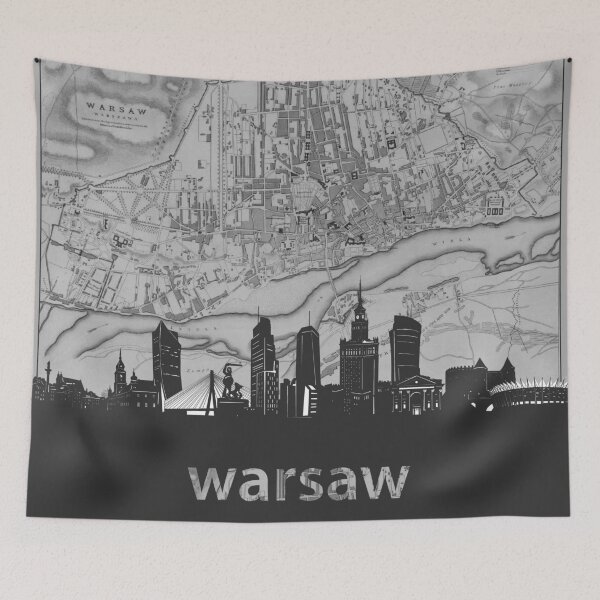 Item preview, warsaw skyline designed and sold by BekimART.