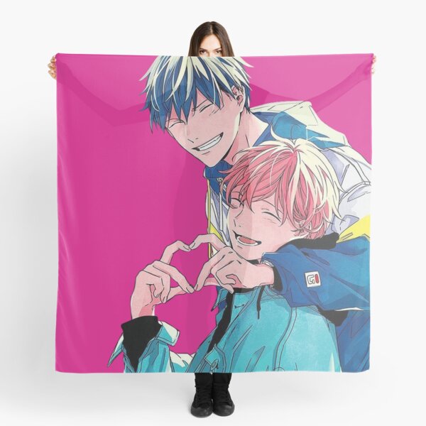 Given Anime Orange Collage Scarf By Bitoff Redbubble