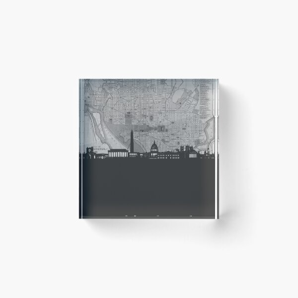 Item preview, washington dc skyline designed and sold by BekimART.