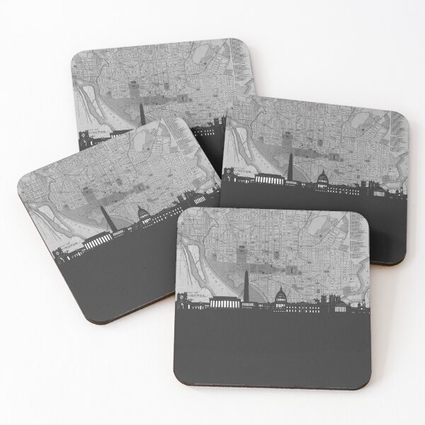 Item preview, washington dc skyline designed and sold by BekimART.