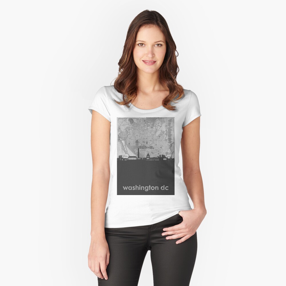 Item preview, Fitted Scoop T-Shirt designed and sold by BekimART.